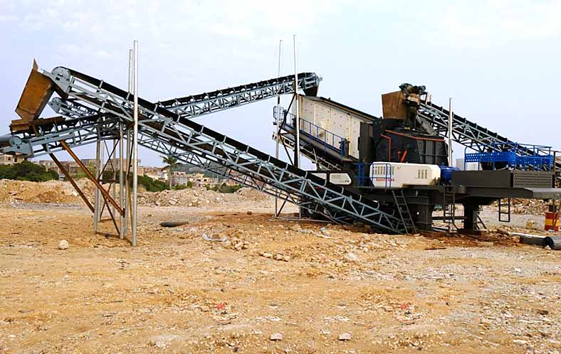 100-120t/h Mobile Crusher in Indonesia